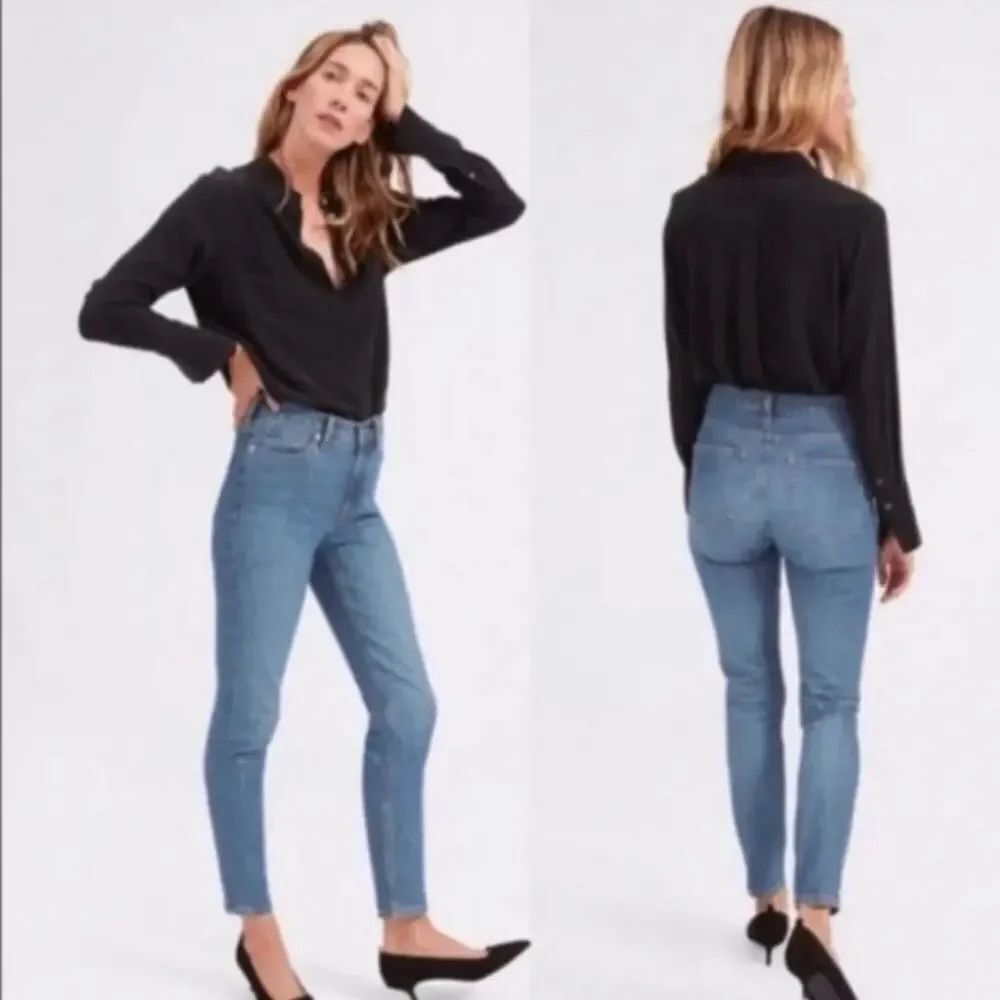 Brand New NWT Everlane High Rise Skinny Ankle Jean Medium Wash